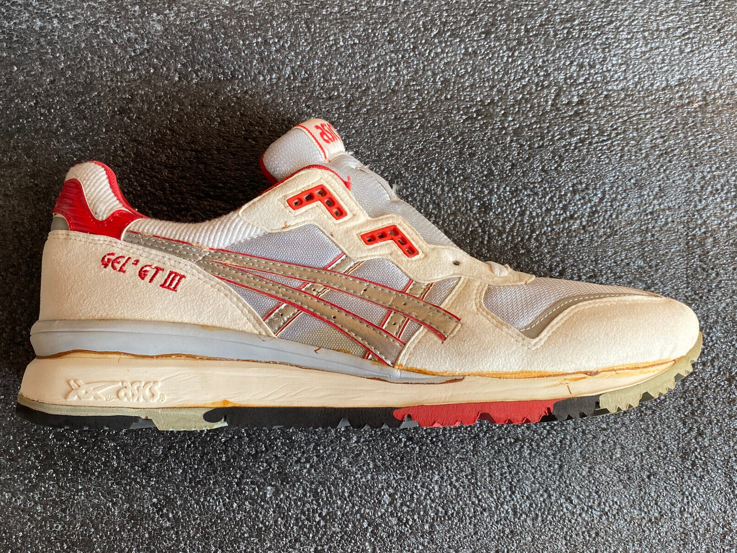 Asics GEL² GT-III vintage GT 3 HOLY GRAIL 80´s US 11,5 UK 10,5 EU 46 CM 29 NEU