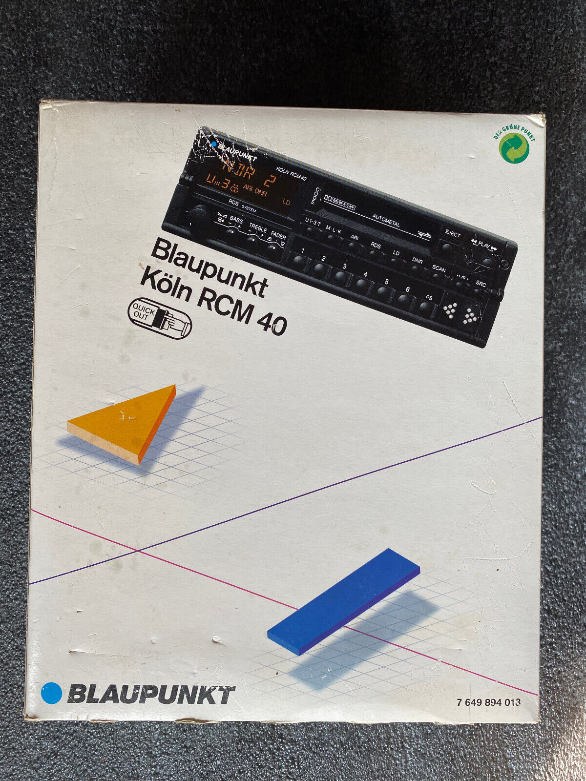 Blaupunkt Köln RCM 40 7649894013 90er Jahre Autoradio Car Hifi Neu  OVP new box