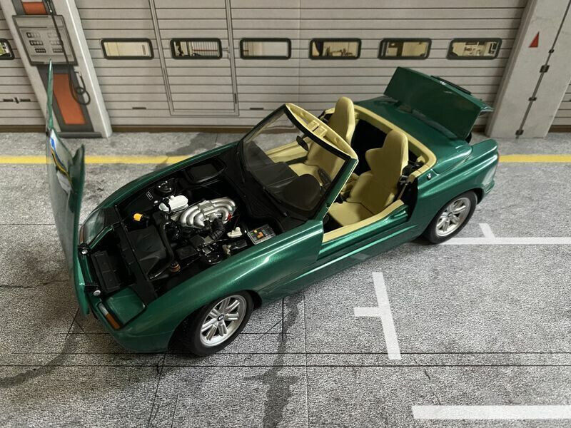 BMW Z1 Roadster URGRÜN 1989-1991 DieCast Metall 80430148536 Minichamps 1:18