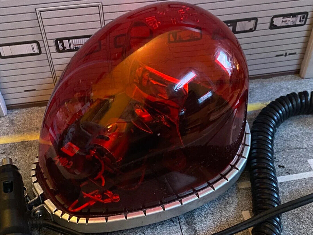 Teardrop Beacon Light Starsky & Hutch Kojak Style Rote Rundumleuchte 12V vintage