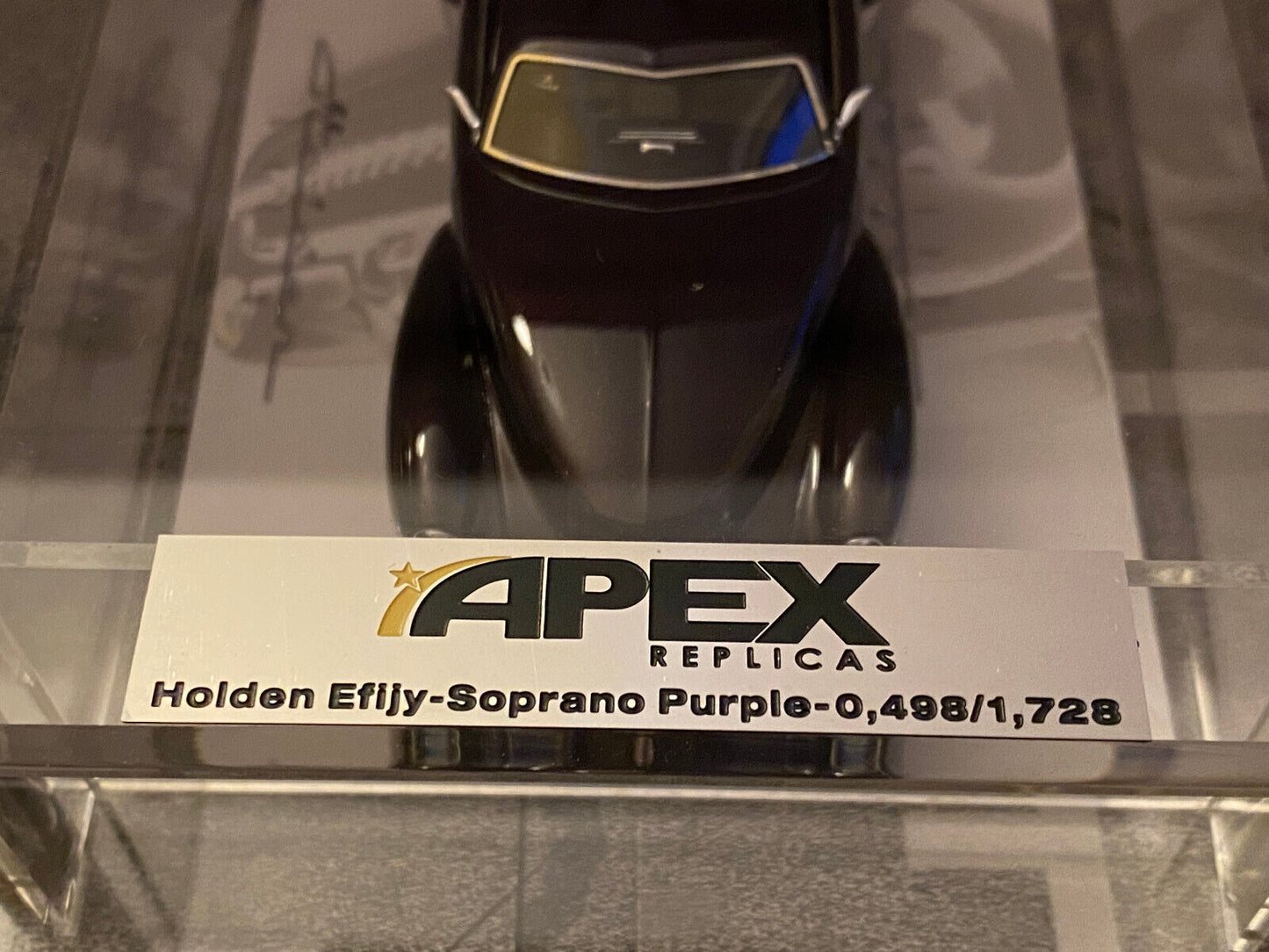 Holden Efijy 2005 Concept Car based on a Chevrolet Corvette V8 new APEX 1:43