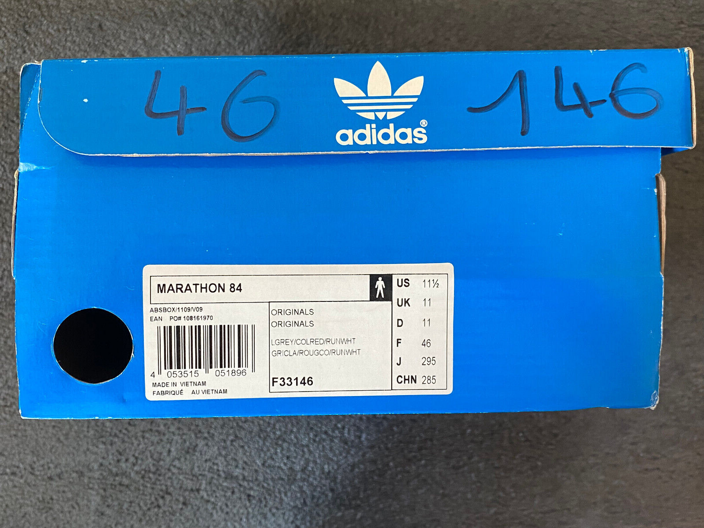 Adidas Marathon 84 F33146 80 gebraucht EUR 46 US 11,5 UK 11