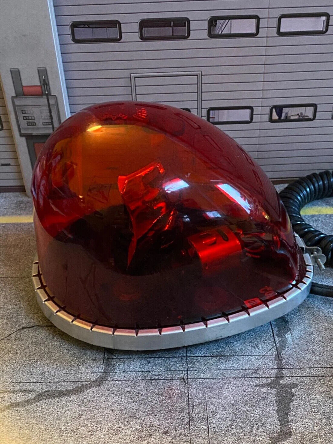 Teardrop Beacon Light Starsky & Hutch Kojak Style Rote Rundumleuchte 12V vintage
