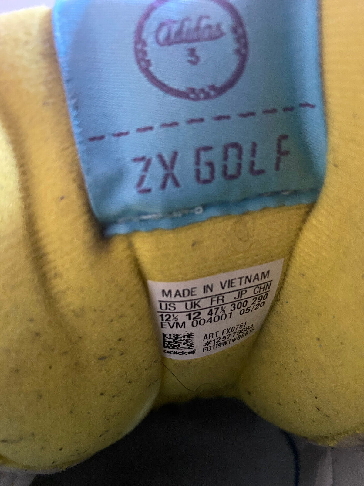 Adidas ZX 8000 Aqua Golf FX0761 ZX GOLF vintage colourway US 12,5 UK 12 EUR 47 ⅓
