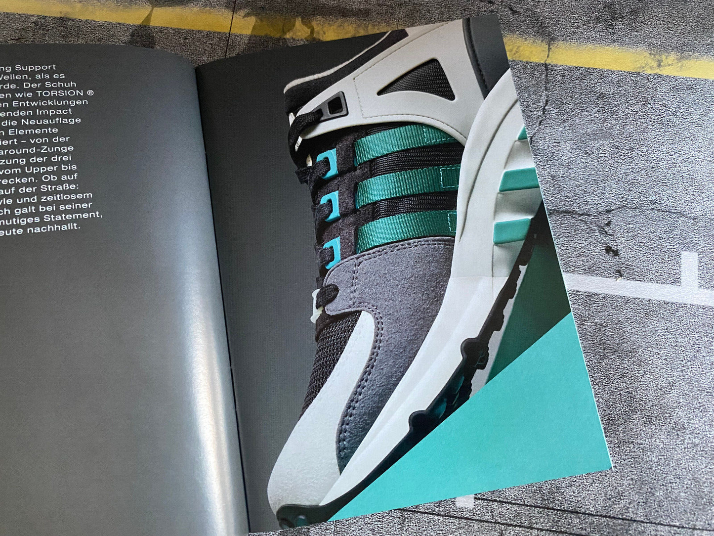 Adidas EQT Support Equipment Broschüre Prospekt ca. 11 x 16 cm 2014 NEU