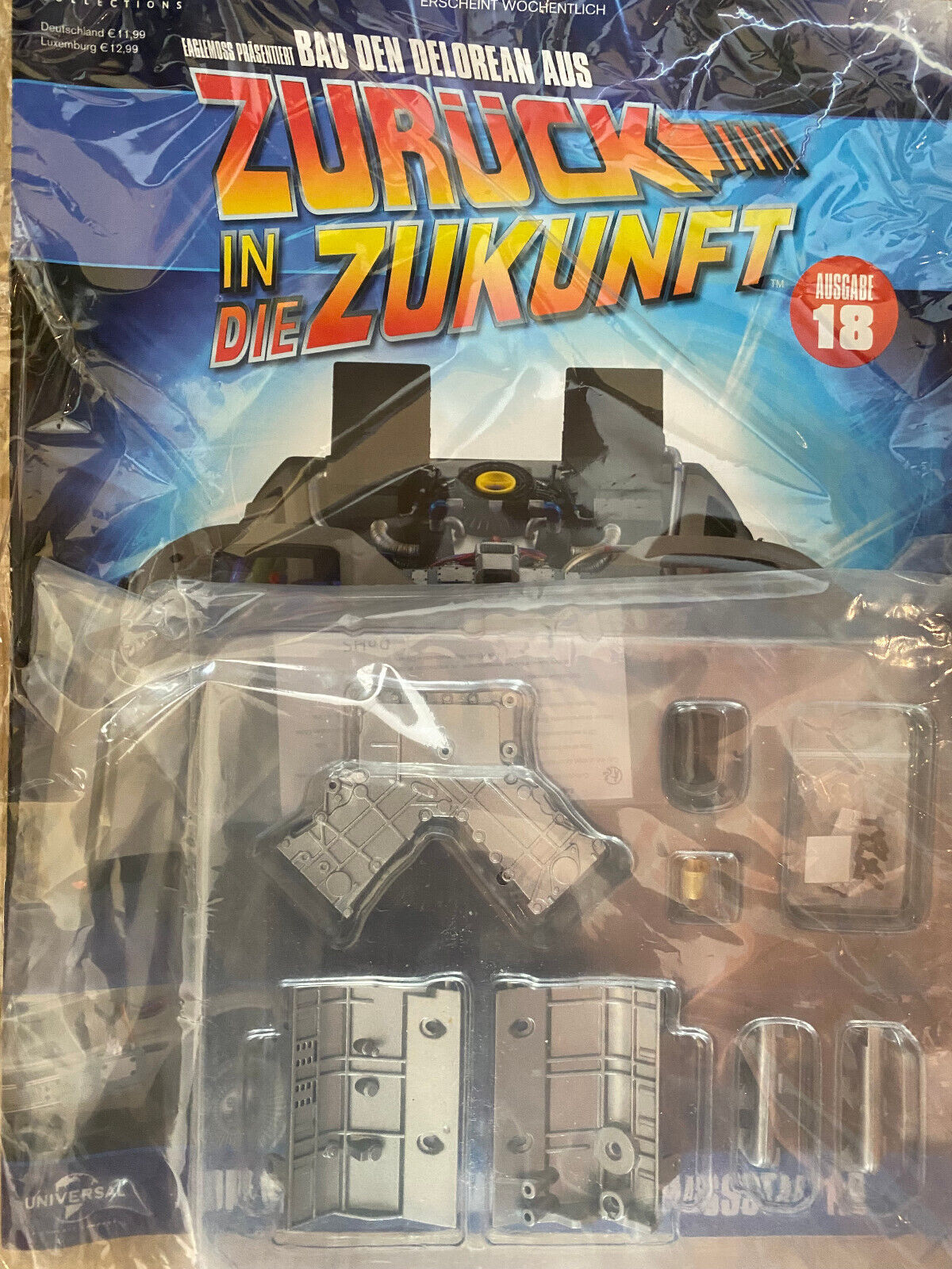 Bau den DeLorean Ausgabe Nr. 18 Eaglemoss NEU new 1:8