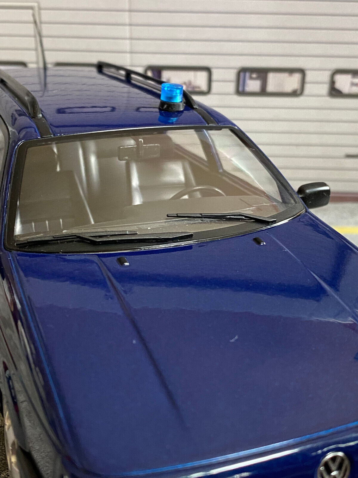 Blaulicht (ohne Funktion) transparent Zivilpolizei Polizei Diorama Tuning C 1:18