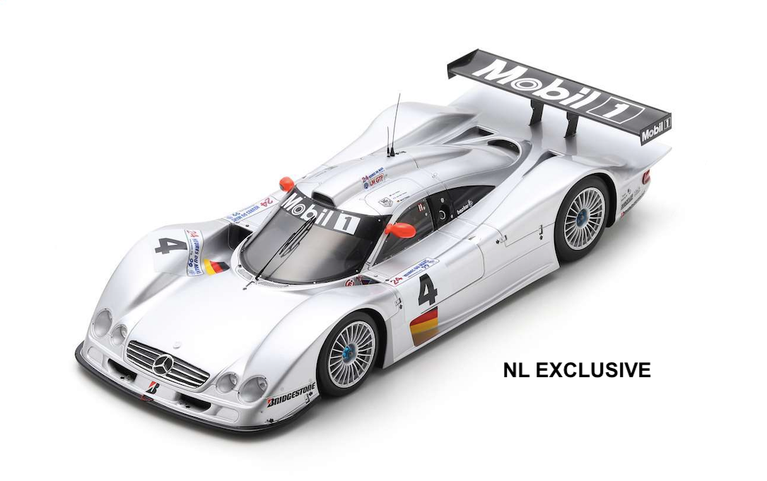 Mercedes Benz CLR #4 Le Mans 24 h 1999 Spark 18S845 Neu in OVP new in box 1:18