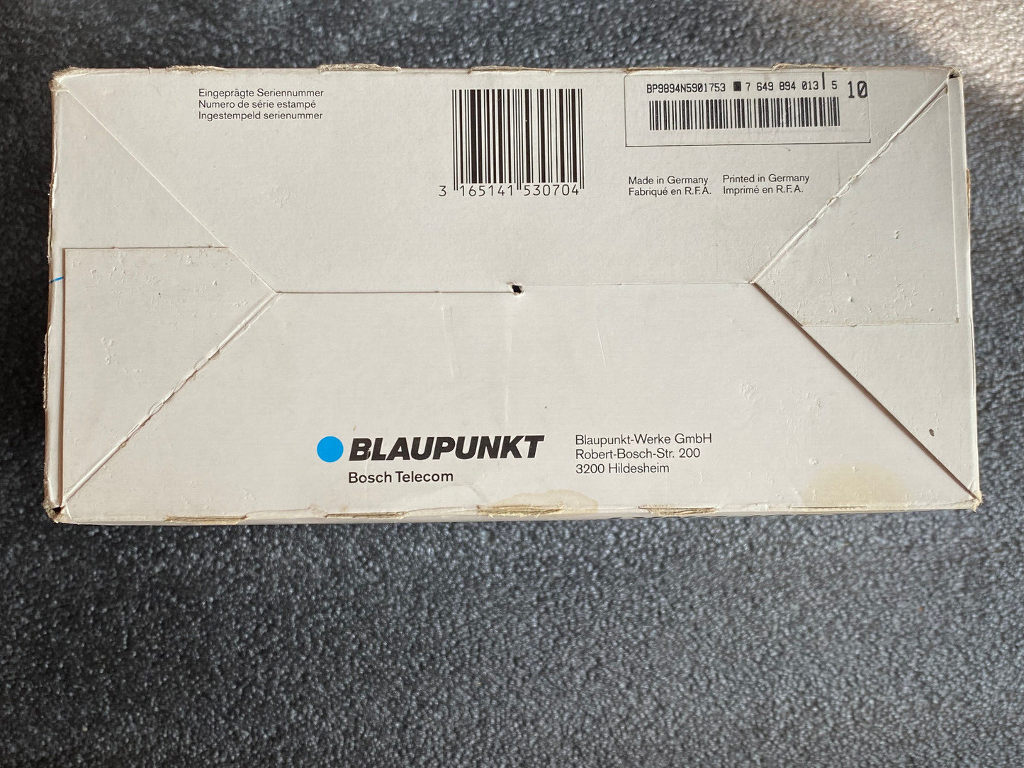 Blaupunkt Köln RCM 40 7649894013 90er Jahre Autoradio Car Hifi Neu  OVP new box