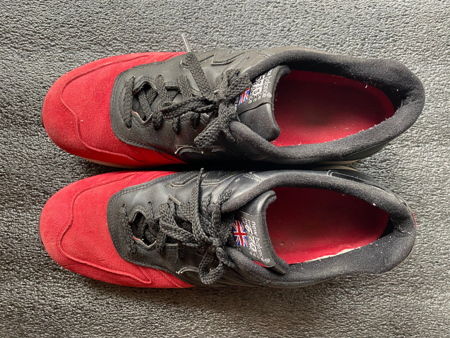 New Balance M670UKRB RED DEVIL aus Crank 2 J. STATHAM 670 US 12 UK 11,5 EU 46,5