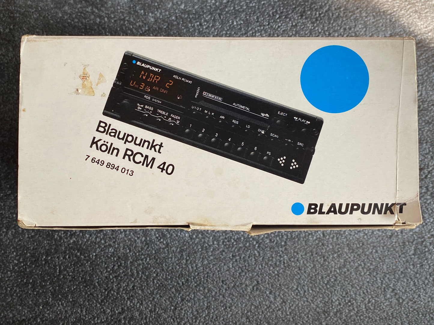 Blaupunkt Köln RCM 40 7649894013 90er Jahre Autoradio Car Hifi Neu  OVP new box