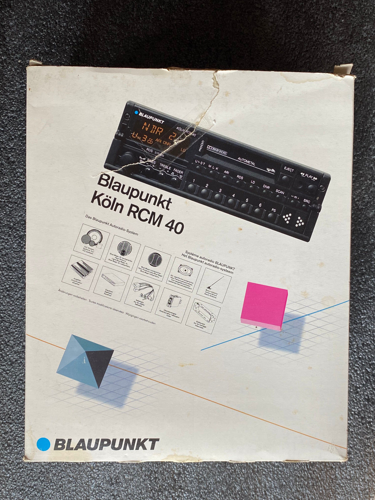 Blaupunkt Köln RCM 40 7649894013 90er Jahre Autoradio Car Hifi Neu  OVP new box