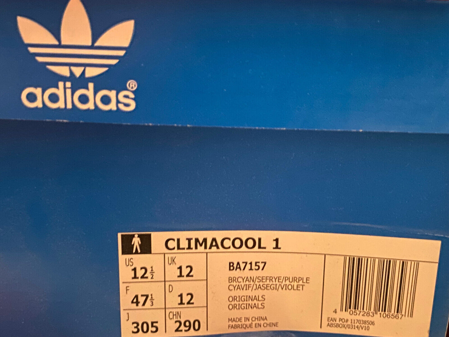 Adidas Climacool Aqua Colourway mit Torsion Schildchen EUR 47 ⅓ US 12,5 UK 12
