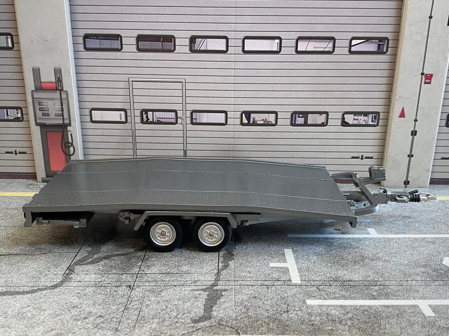 Anhänger Autoanhänger Trailer Ellebi LBA 1950 LM111 Laudoracing gebraucht 1:18