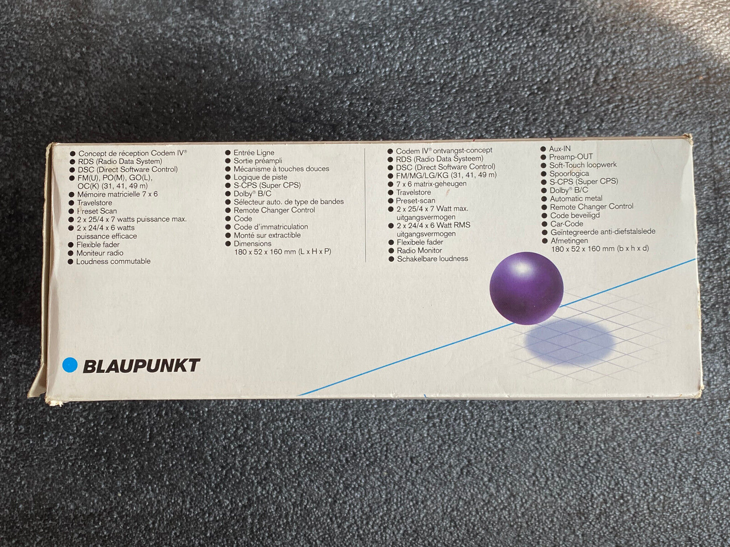 Blaupunkt Köln RCM 40 7649894013 90er Jahre Autoradio Car Hifi Neu  OVP new box