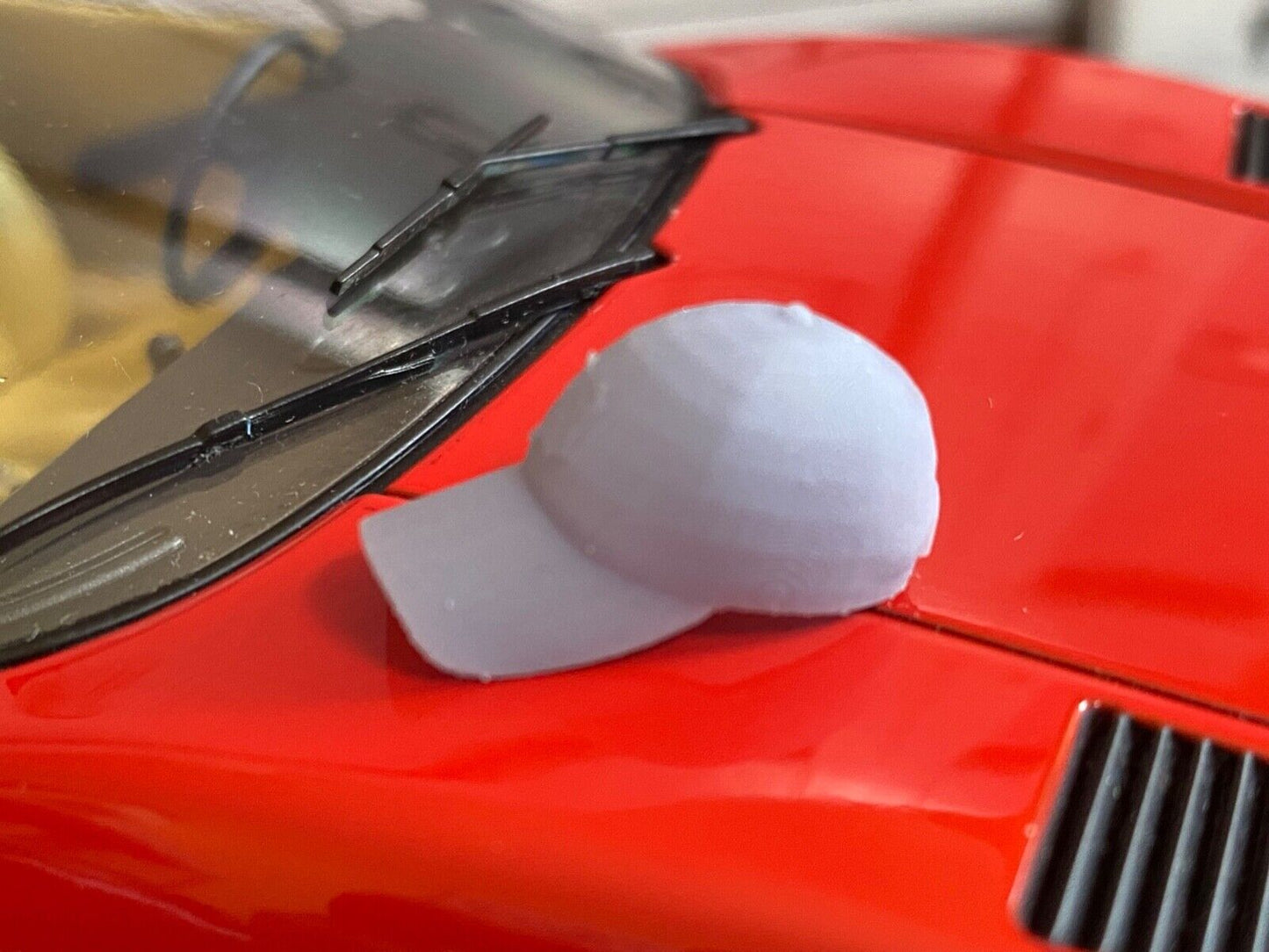 Basecap Detroit Tigers für Magnum Ferrari Tom Selleck Cap Diorama Tuning 1:18