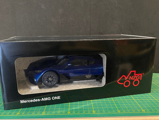 Mercedes-AMG One Brillinantblau DieCast NZG 1032/21 Neu in OVP 1:18 ️SALE️