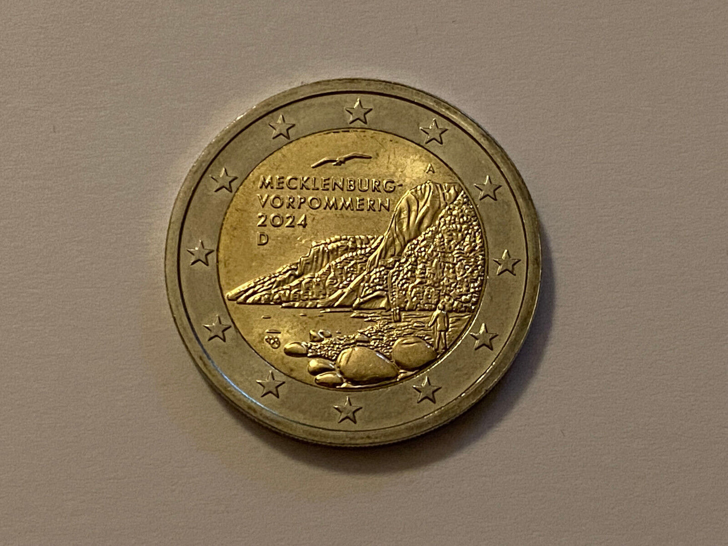 2 EURO Münze 2024 Mecklenburg Vorpommern Prägestätte A