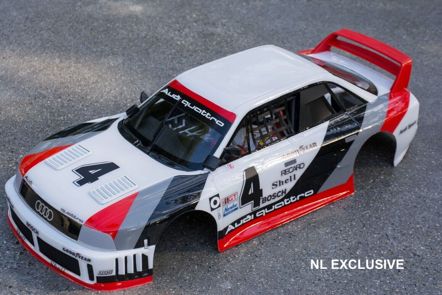 Audi 90 IMSA GTO Kunststoff Polycarbonat Lexan Karosserie Body RC R/C 1:10