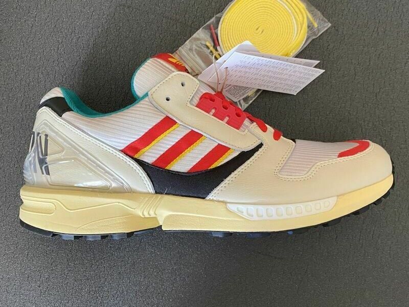 Adidas ZX 8000 x Union Berlin GZ7974 1.FC Union Nr. 0630 US 12 UK 11,5 EUR 46 ⅔