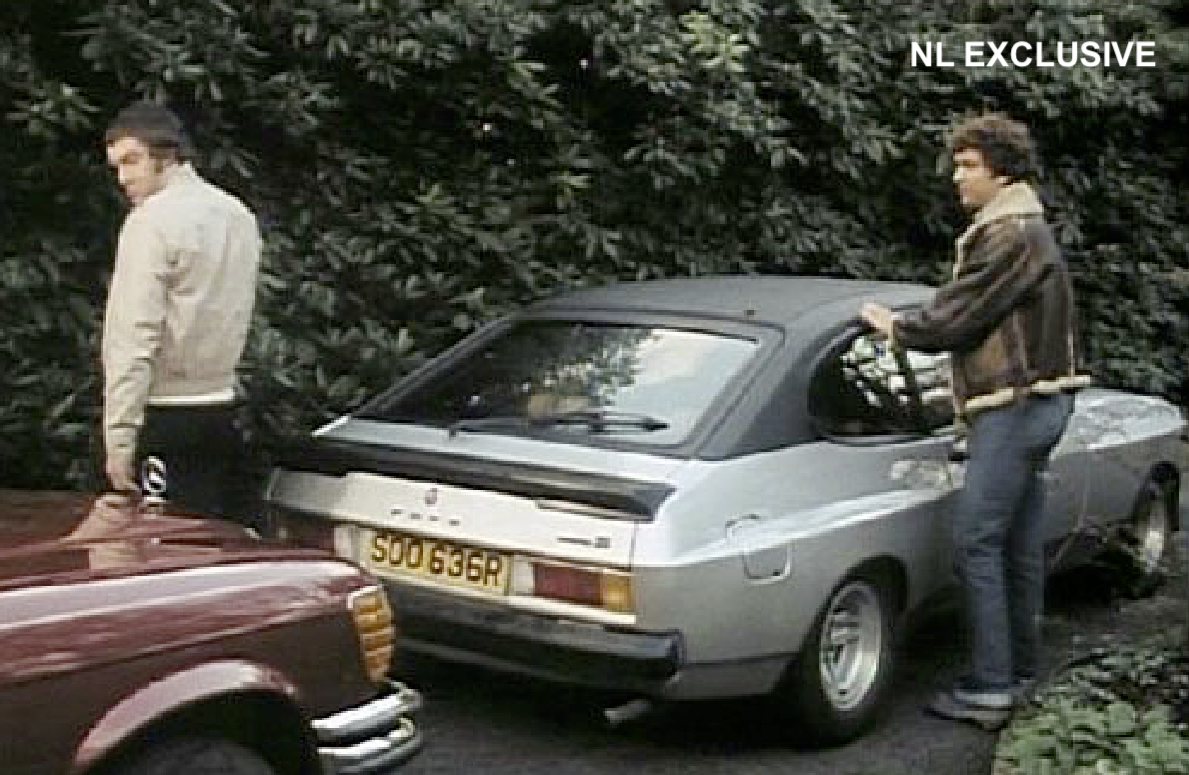 Doyle´s Ford Capri The Professionals Die Profis RHD MKII X-Pack silver NEW 1:18