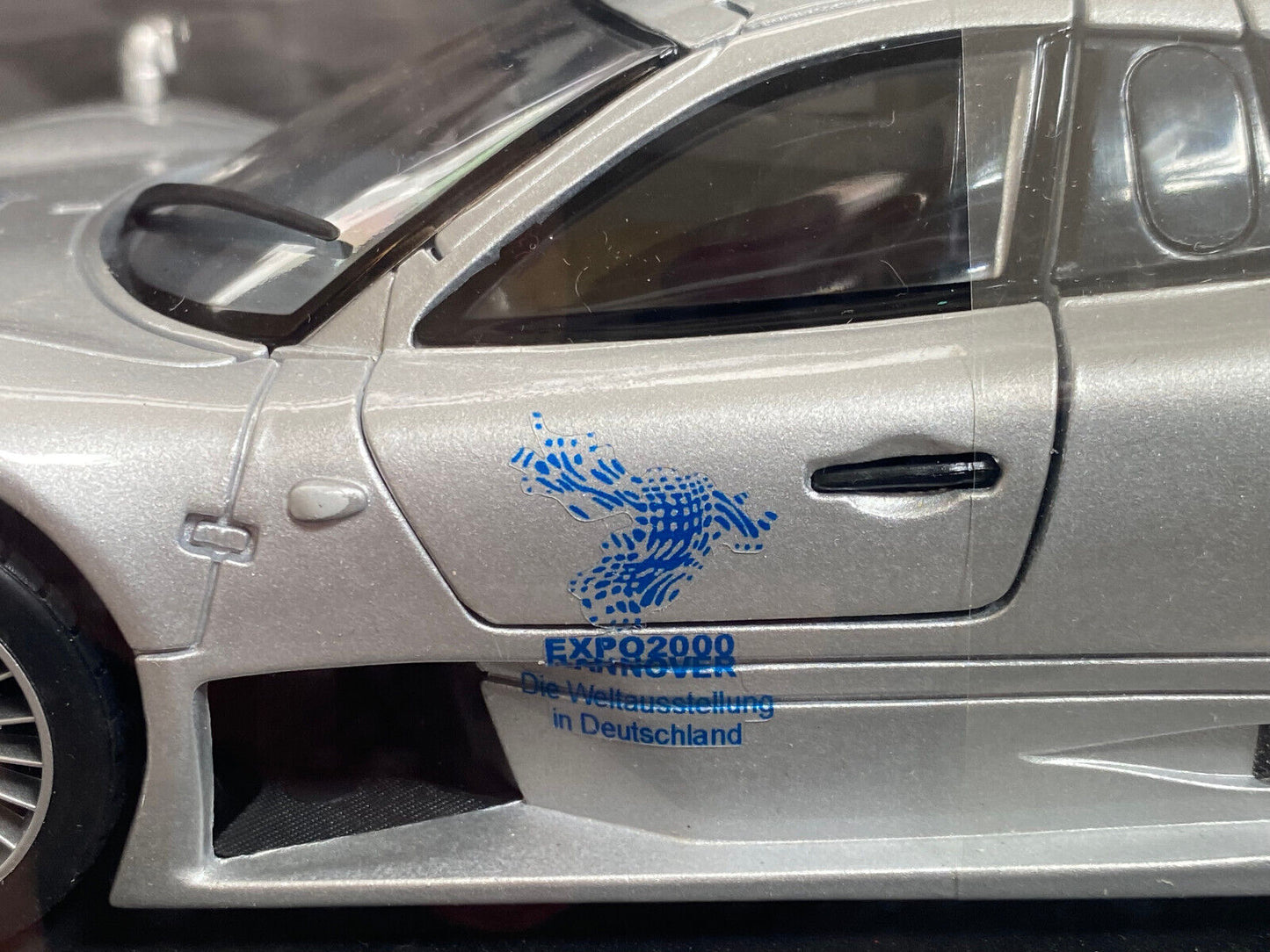 Mercedes-Benz CLK-GTR AMG Street Version EXPO 2000 Sondermodell Neu in OVP 1:18