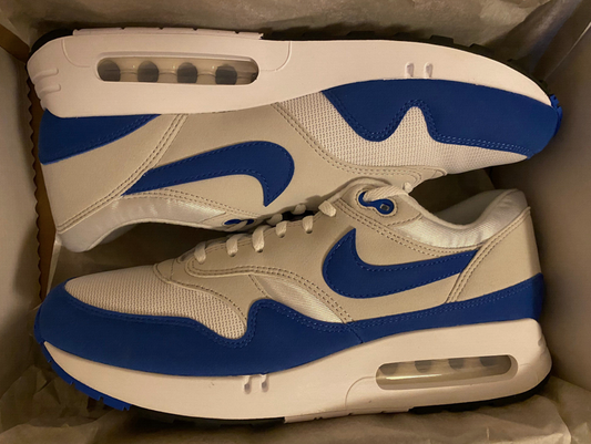 Nike Air Max 1 86 OG BIG BUBBLE D9844 101 Vintage cw Royal Blue US 12 UK 11 E 46