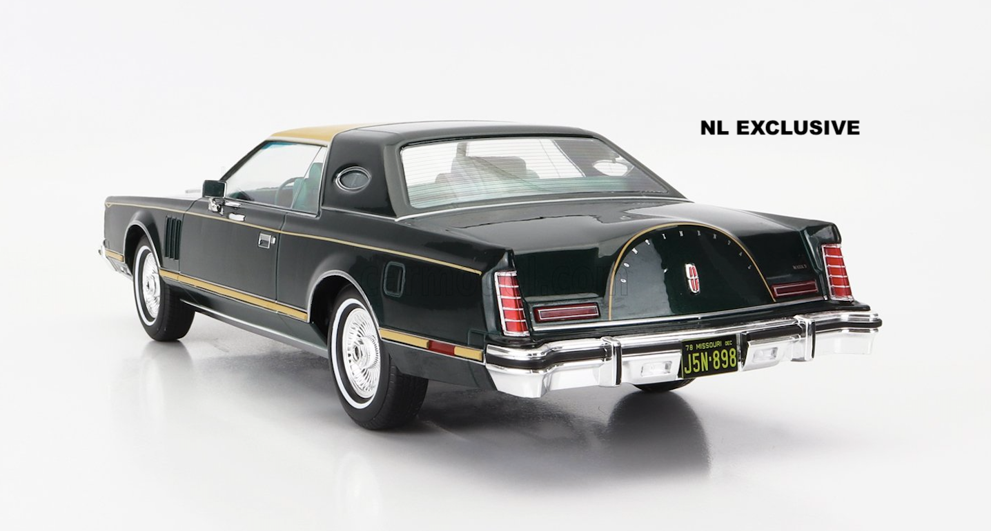 Lincoln Continental Coupe Mark V Green Beige MCG18404 new in box Neu in OVP 1:18