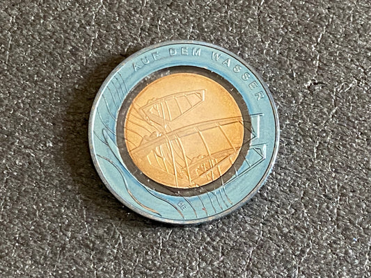 10 EURO 2021 "Auf dem Wasser" durchsichtiger Polymerring Prägestätte F