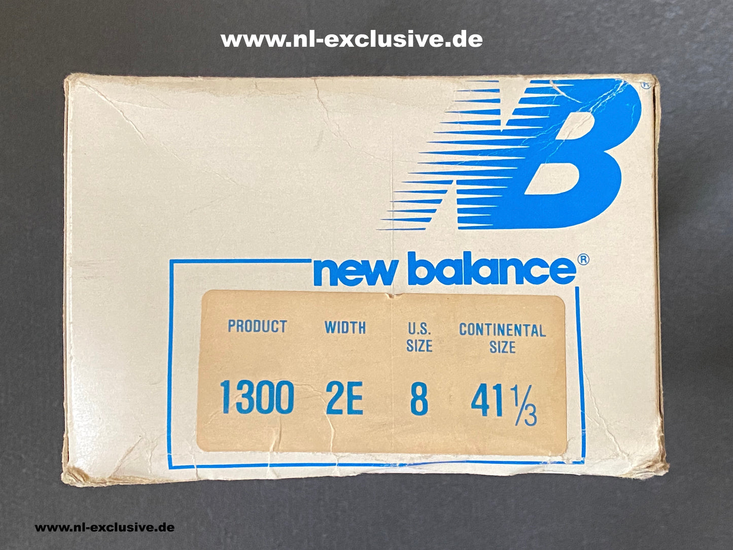 New Balance 1300 vintage from 1985 Made in Ireland HOLY GRAIL new & defect US 8 UK 7 ½ EUR 41 ⅓