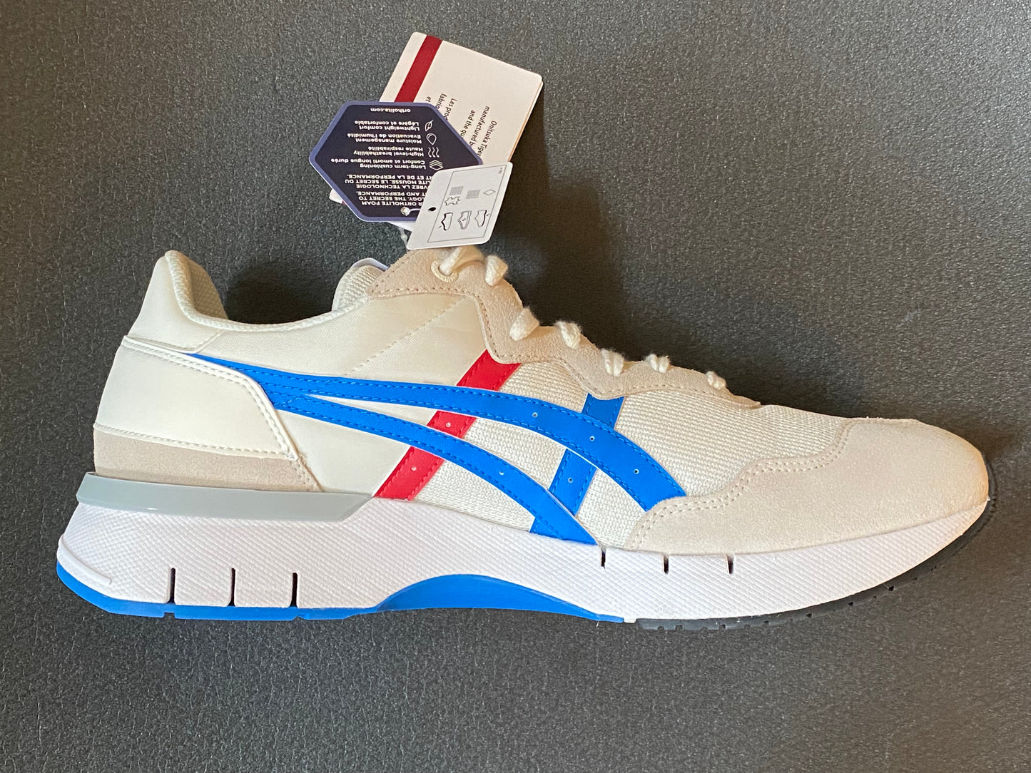 Onitsuka Tiger X-Caliber GT Sticker vintage & Rebilac Runner Neu in Box US 12 UK 11 EU 46,5