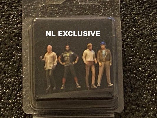 4er Figuren-Set A-Team für GMC Vandura Van Diorama H0 Neu 1:87