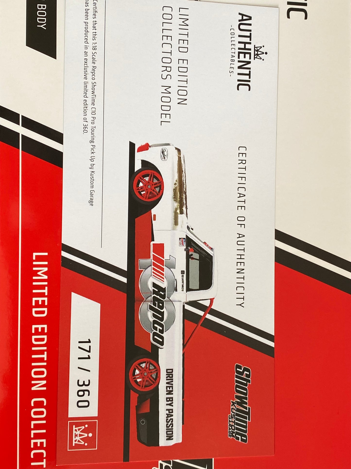 Chevrolet C-10 Repco ShowTime Custom Chevy C10 Pick Up 1 von 360 Neu in OVP 1:18