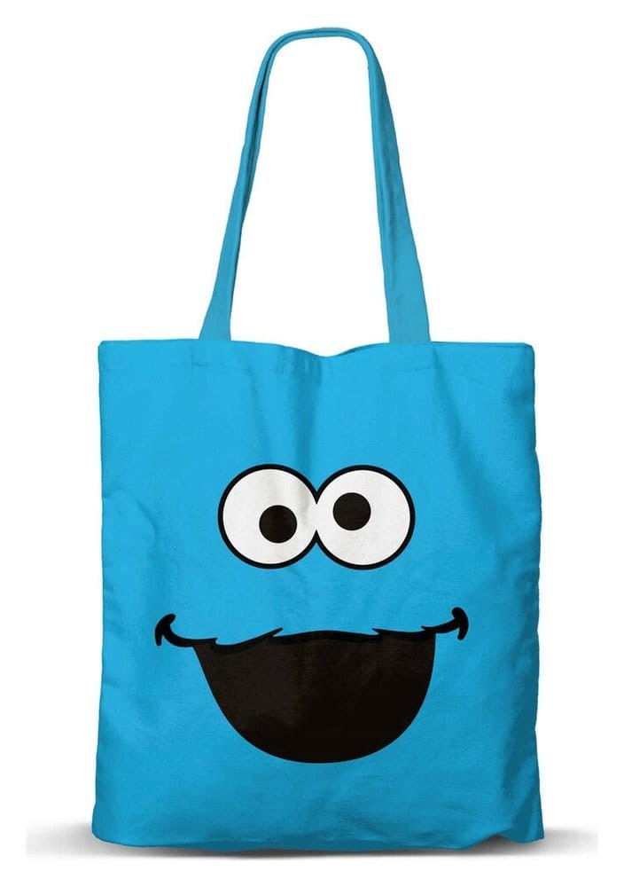 Krümelmonster Sesamstraße Einkaufstasche Stofftasche Jutebeutel Maße ca. 40 x 33 x 7 cm NEU