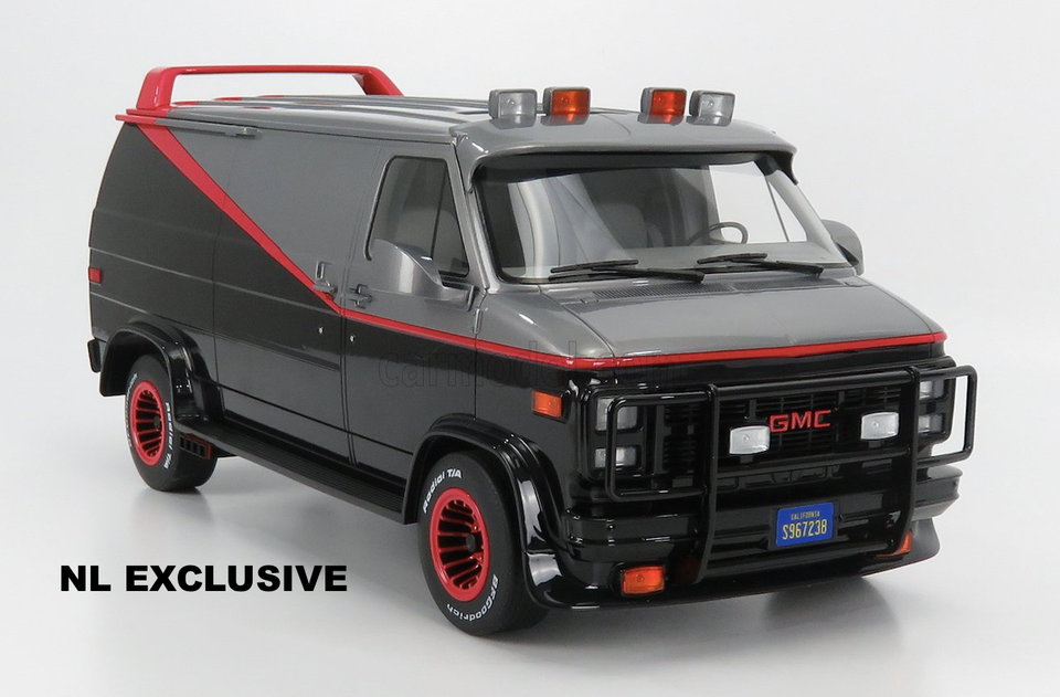 A-Team Van GMC Vandura Greenlight Bespoke Collection Neu in OVP new in box 1:12