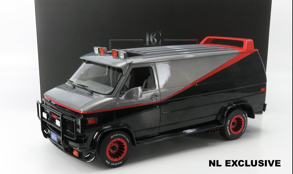 A-Team Van GMC Vandura Greenlight Bespoke Collection Neu in OVP new in box 1:12