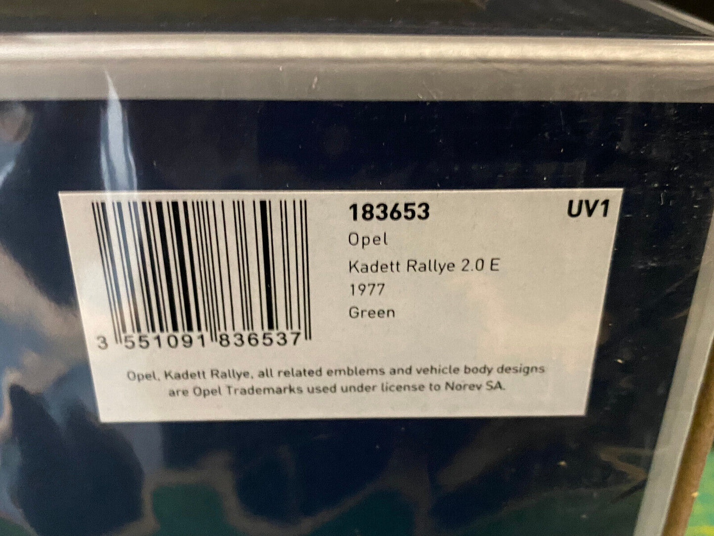 Opel Kadett C Rallye 2.0E Grün Norev 183653 Neu in OVP 1:18