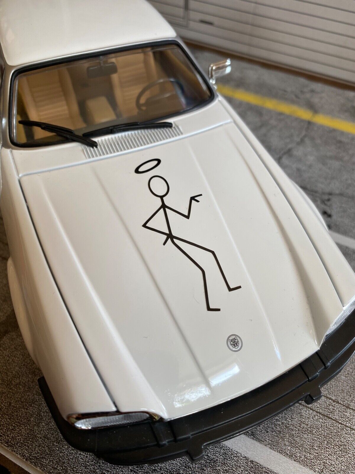 The Saint Simon Templar Hood decal für Jaguar XJ-S XJS 1:18