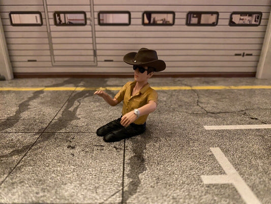 Cowboy Fahrer Figur Driver Figure Fahrerfigur Trucker für Lkw Truck Vers. C 1:18