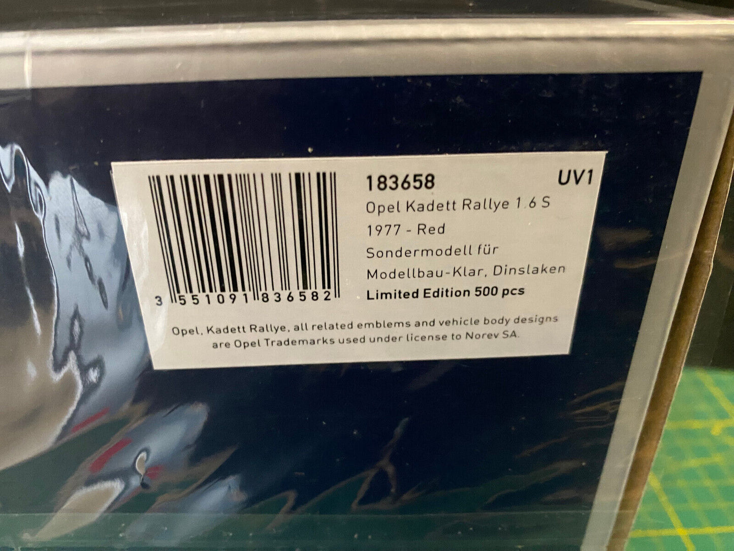 Opel Kadett C Rallye 1.6 S Rot Limitiert auf 500 Stück Norev 183658 Neu 1:18