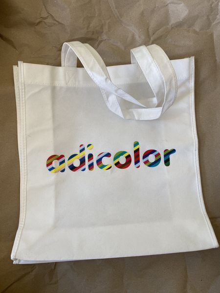 Adidas Adicolor Tasche Jutebeutel Beutel bag ca 38 x 38 cm sehr selten very rare