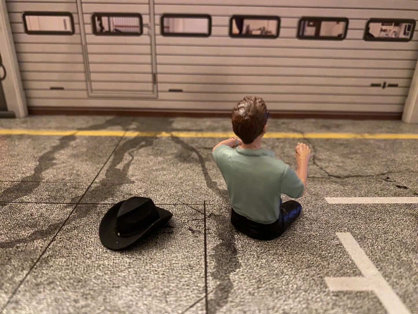 Cowboy Fahrer Figur Driver Figure Fahrerfigur Trucker für Lkw Truck Vers. A 1:18