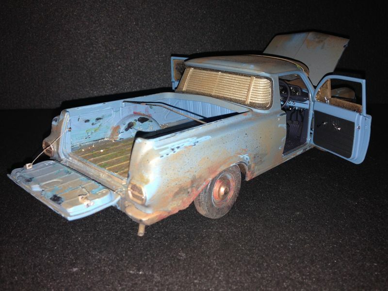 Holden EH Utility Ute Australian weathered Pick Up Custom by Dennis Koleber 1:18