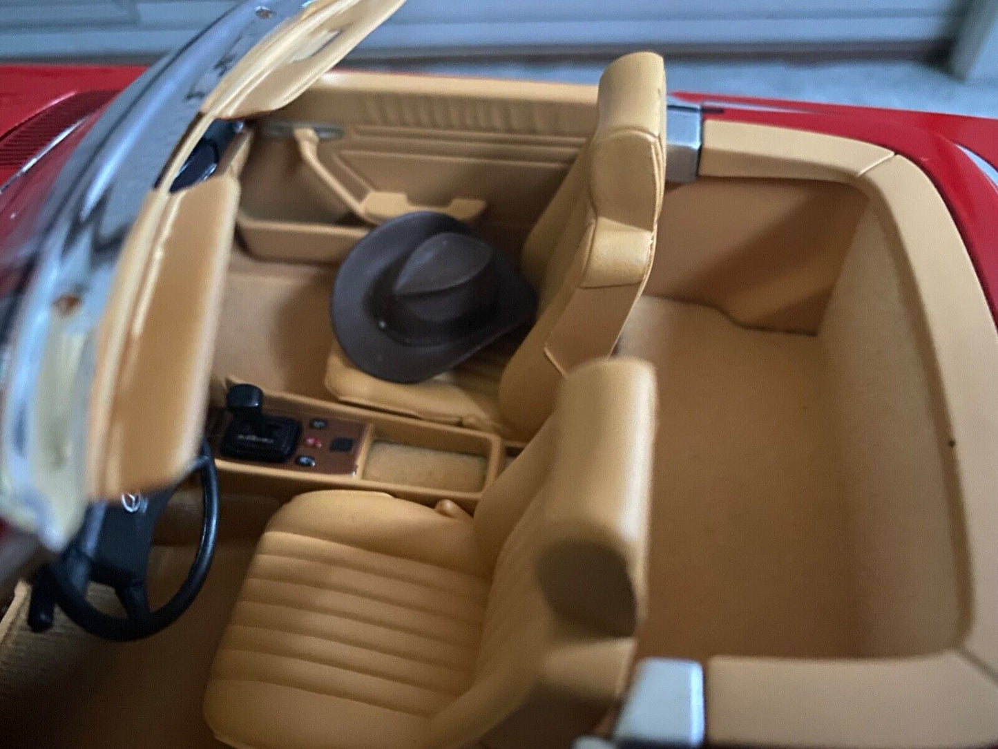 Cowboyhut dunkelbraun Cowboy Hat Dallas Texas Sheriff Police Diorama Tuning 1:18