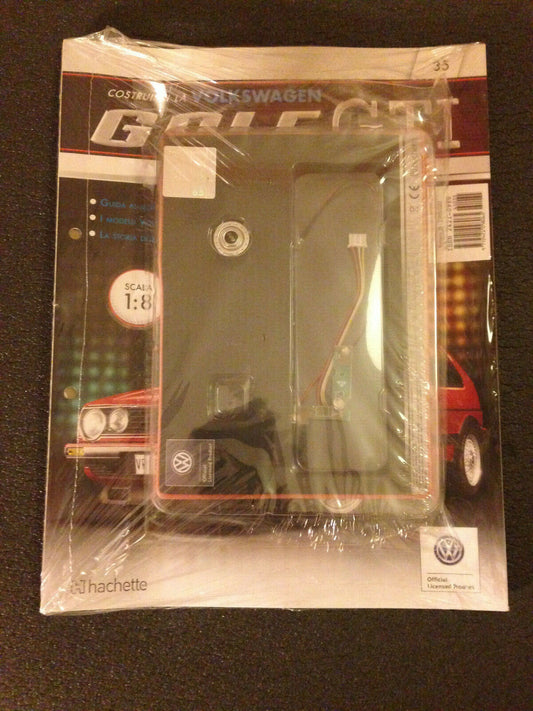 VW Golf 2 GTI Ausgabe Nr.35 -BBS Nabendeckel + LED/Elektrikteil - Hachette 1:8