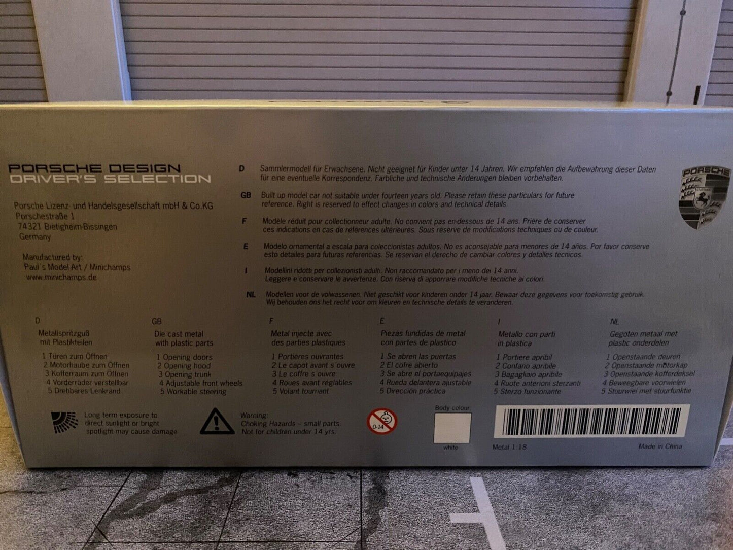 Porsche Carrera 6 (906) Dealer Edition Minichamps Neu in OVP new in box  1:18