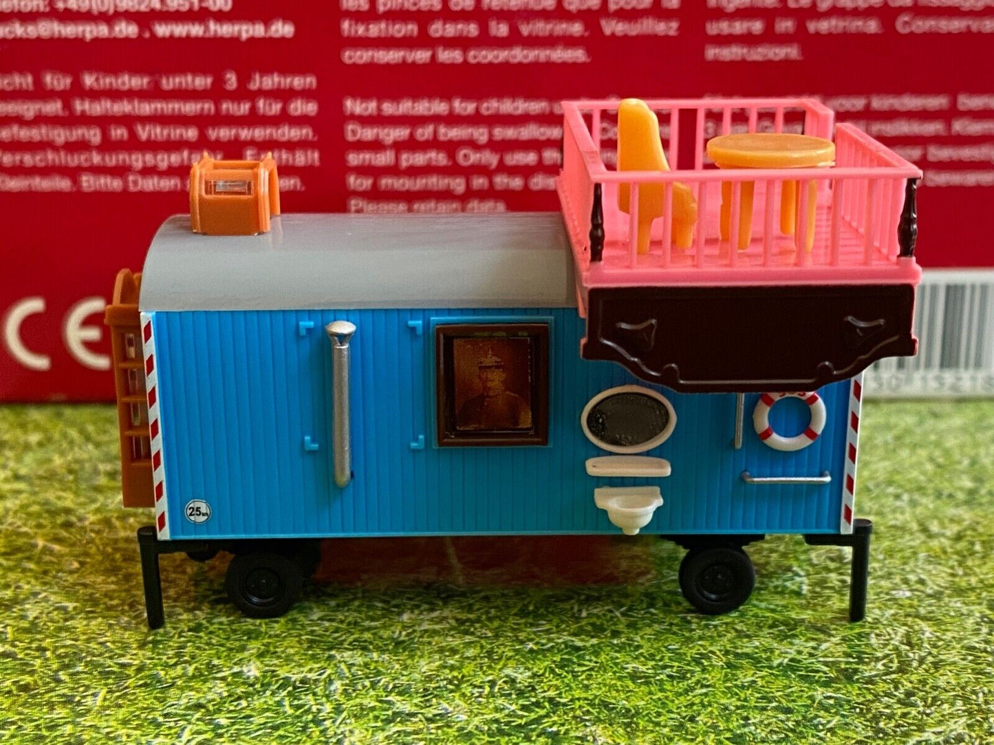 Löwenzahn Bauwagen & Citroen 2CV Ente Peter Lustig Herpa 152181 neu OVP H0 1:87
