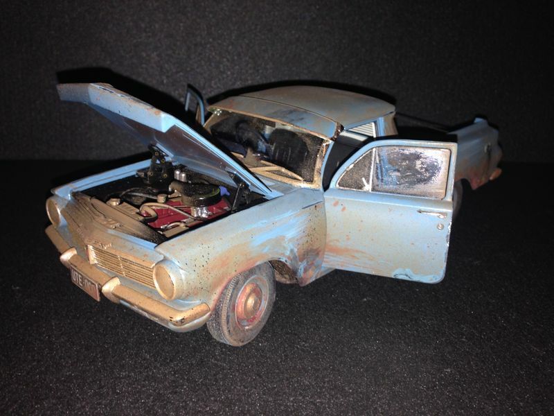Holden EH Utility Ute Australian weathered Pick Up Custom by Dennis Koleber 1:18