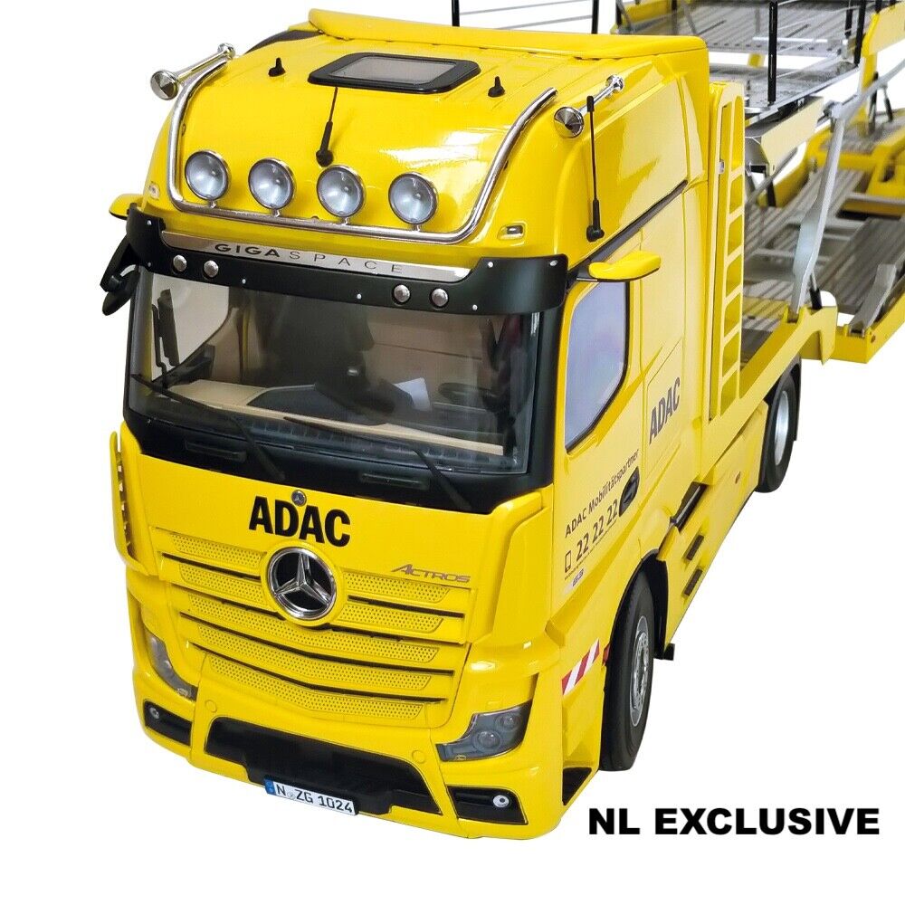 Mercedes Benz Actros GigaSpace 4x2 Lohr Autotransporter ADAC 1025/02 NZG 1:18