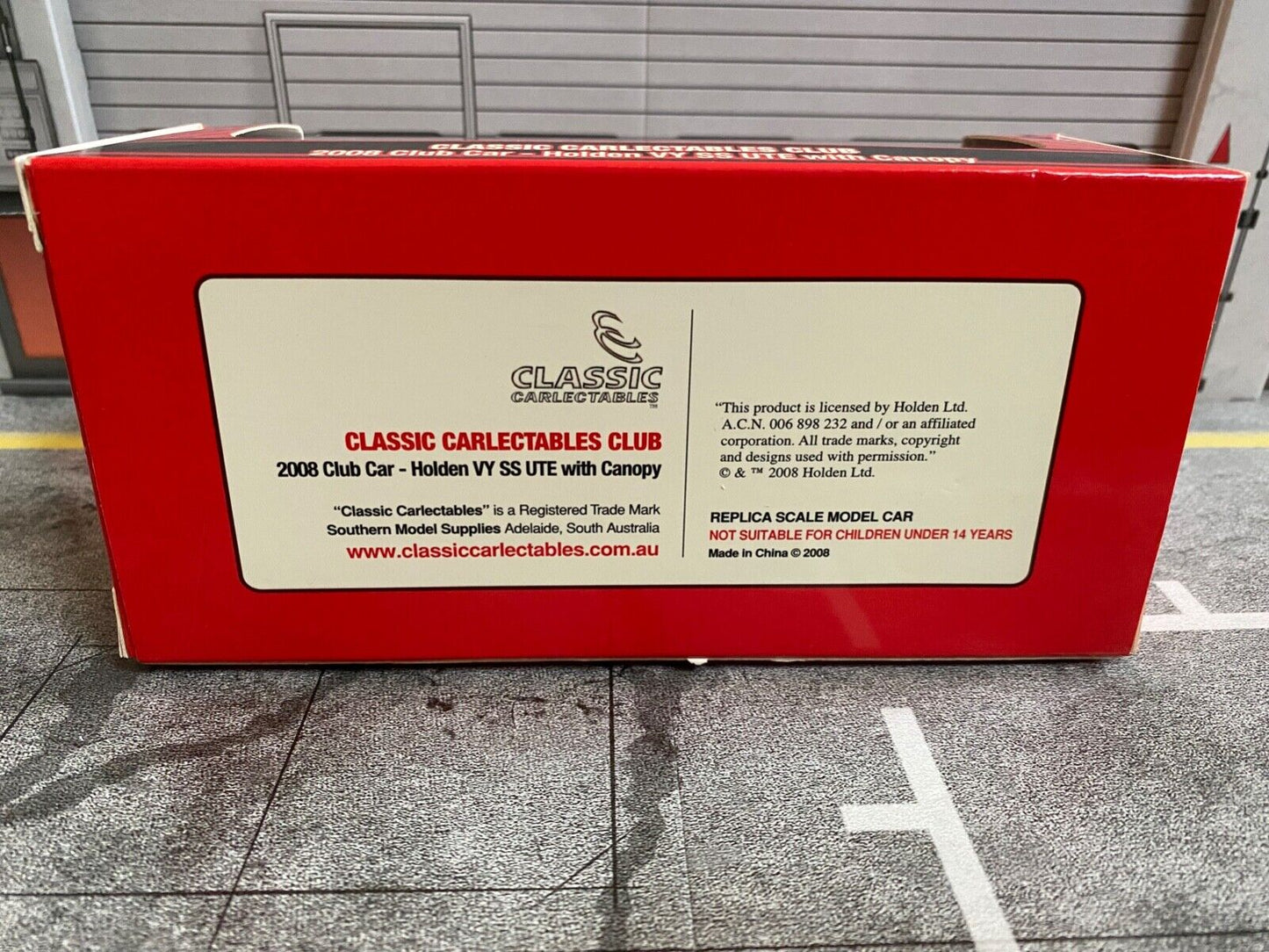Holden VY SS Ute with Canopy Panel Van Classic Carlectables 2008 Club Car 1:43